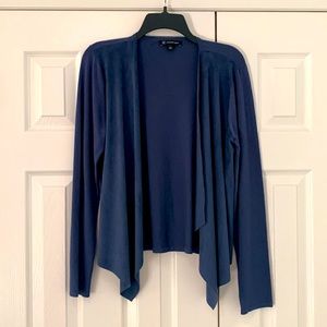 I.N.C size Large - blue new with tags flyaway cardigan